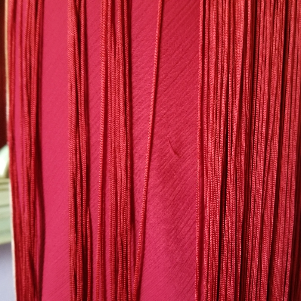 Free People Flapping My Fringe Red Flapper Dress - Picture 7 of 8